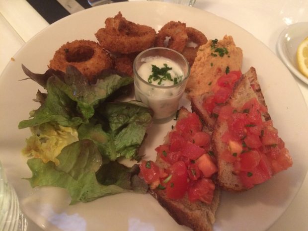 Entrée à partager Breathe resto végan