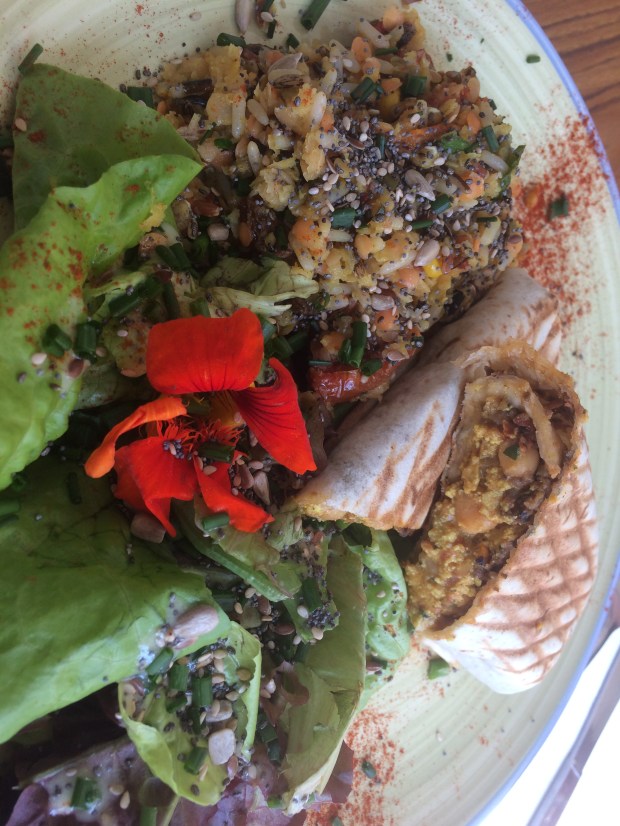 Wrap végan Greedy Guts à Caen 