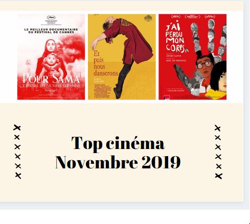 Top ciné mois Novembre